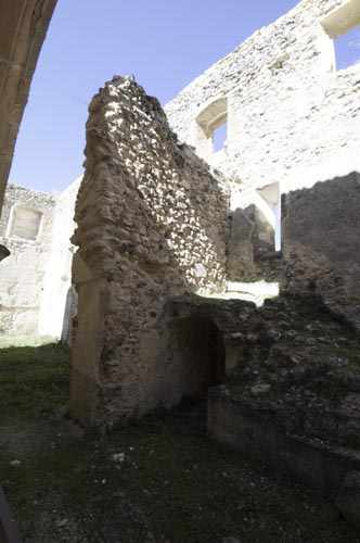 Ruinas de las dependencias del monasterio